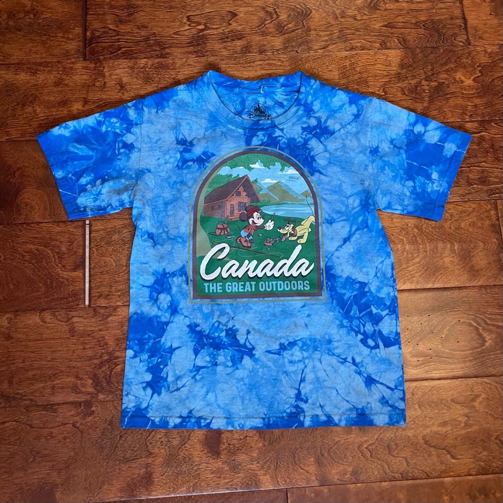 Disney Canada tie dye shirt